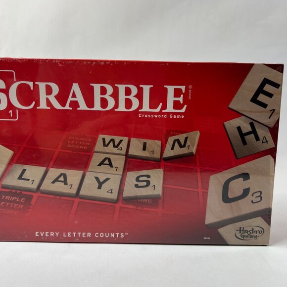 2013 Edition Hasbro Scrabble Board Game Sealed Wood Tiles Factory Sealed - Picture 10 of 10